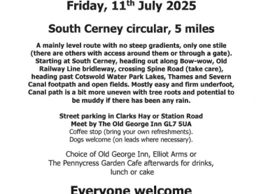 Malmesbury Walkers - South Cerney Circular 